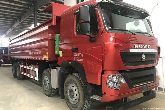 23 중형 자동차 HOWO T7H 371hp 375hp 6x4 8X4 덤프 트럭 ACC 크루즈 컨트롤