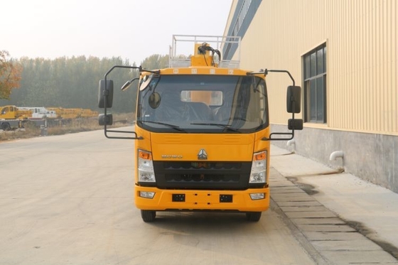 마력 150hp 중고품 부티크 호우 16m-30m 항공 작업 트럭 트럭 크레인