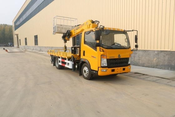 마력 150hp 중고품 부티크 호우 16m-30m 항공 작업 트럭 트럭 크레인