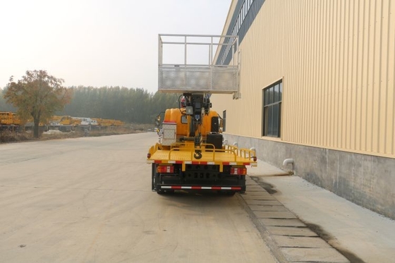마력 150hp 중고품 부티크 호우 16m-30m 항공 작업 트럭 트럭 크레인