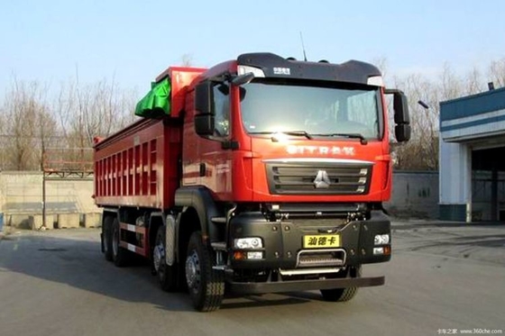 국가 중량 트럭 션 데카 시트랙 G7 500hp 6x2 8X4 덤프 트럭 360° 후방 카메라