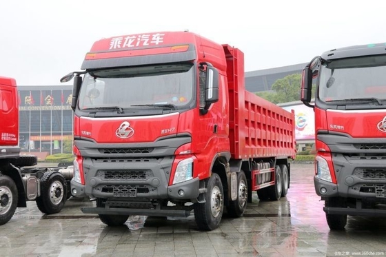 중고용 둥펜 류키 첸글롱 H70 8X4 375hp 8.6m 덤프 트럭