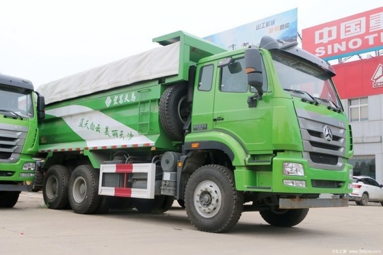 국가 중량 트럭 차 0 KM 하한 J5G 340 마력 터치 스크린으로 덤프 트럭