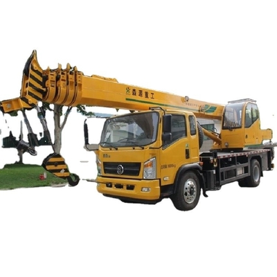 설계로 수압 펌프 센유안 중공업 170HP 4X2 10 톤 크레인 5 섹션