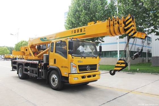 설계로 수압 펌프 센유안 중공업 170HP 4X2 10 톤 크레인 5 섹션