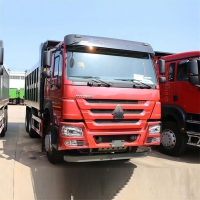 국가 중량 트럭 HOW-7 360HP 6X4 375 371hp 중고용 덤프 트럭 6.8m