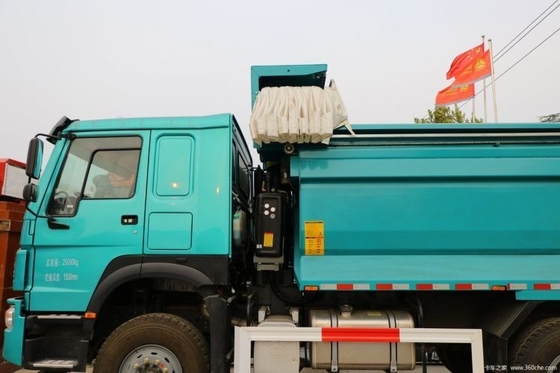0 KM 중고용 덤프 트럭 5.6m 6X4 336HP 371 375HP HOWO-7 국립 중량 트럭