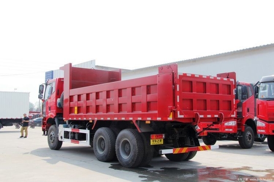 FAW J6P 무거운 트럭 0 Km 350 HP 6X4 371 375HP 5.8m 자동 창문 덤프 트럭