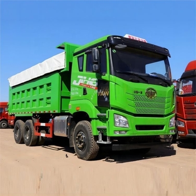 청다오 해방 JH6 중량 트럭 400HP 6X4 5.8m 37 37 용량 및 자동 창