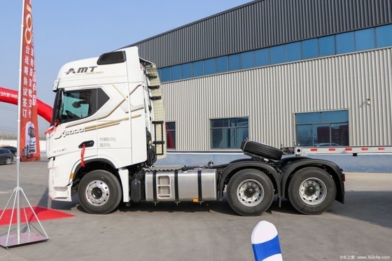 Shaanxi 자동차 중량 카드론 X6000 610 HP 6X4 LNG 트랙터 트럭 머리가 ABS와 함께