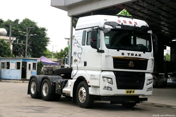 시노트루크 시트랙 C7H 6X4 440HP 위험한 화학물질 운송을 위한 무거운 트럭