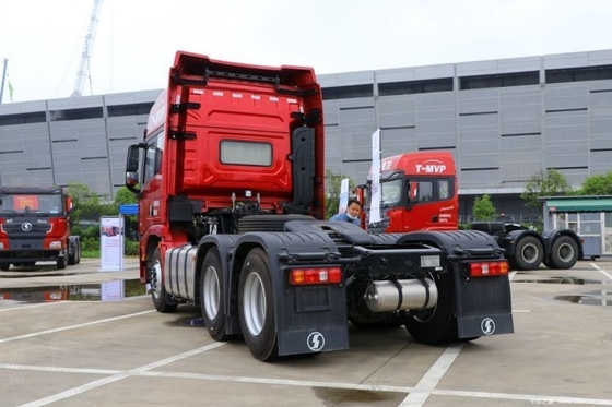샤안시 자동차 중형 카드론 X5000 440hp 6X4 트랙션 트럭 머리 반 줄 좌석