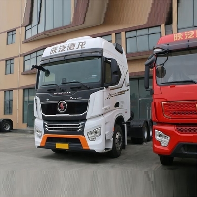 Shaanxi 중형 카드론 X5000S 560hp 6X4 LNG 트랙터 트럭 머리에 FAST 기어 박스
