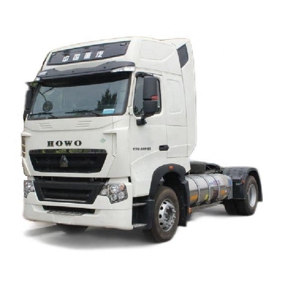 4X2 좌측 운전 Sinotruk HOWO T7H 440HP LNG 트랙터 트럭 16 전진