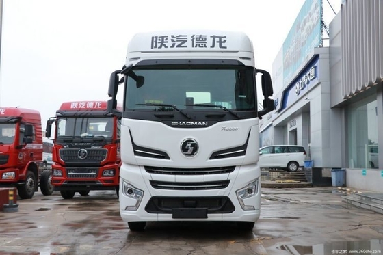 중고용 트럭 델롱 X6000 560 HP 6x4 트랙션 트럭 머리 반 줄 좌석 줄과 함께