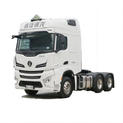사용중인 델롱 X6000 490HP 6x4 트럭 헤드 유로 6 배기가스 표준 10R22.5 타이어