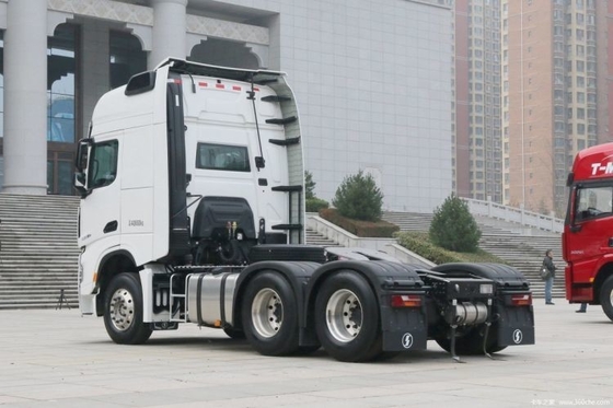 사용중인 델롱 X6000 490HP 6x4 트럭 헤드 유로 6 배기가스 표준 10R22.5 타이어