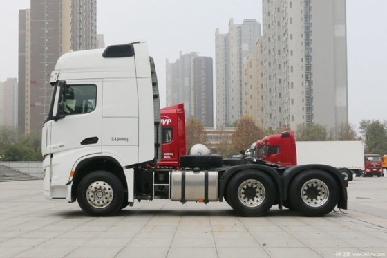 사용중인 델롱 X6000 490HP 6x4 트럭 헤드 유로 6 배기가스 표준 10R22.5 타이어