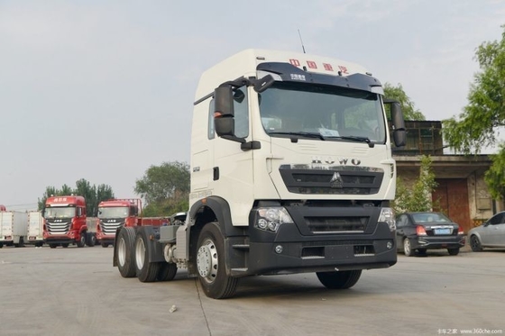 HOWO TX 무거운 트럭 430 HP 6X4 트랙터 트럭으로 부분 부하 운송이 용이해졌습니다.