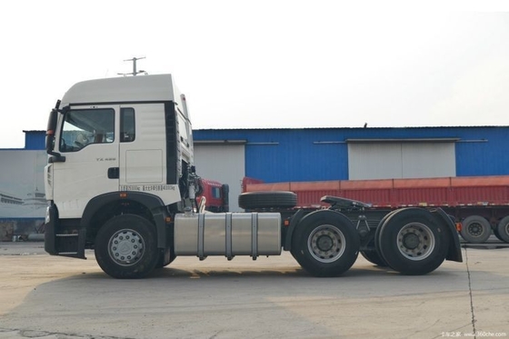HOWO TX 무거운 트럭 430 HP 6X4 트랙터 트럭으로 부분 부하 운송이 용이해졌습니다.