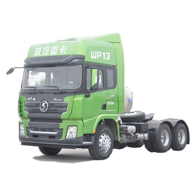 멀티미디어 시스템과 연료 탱크 용량 ≥600L의 430 HP 6X4 LNG 트랙터 트럭