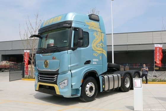 산시 자동차 캄민스 롱?? 660HP 6X4 AMT 자동 변속기 트랙션 트럭 헤드