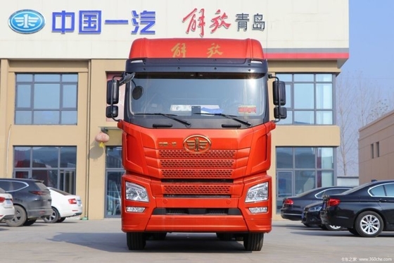 칭다오 Jiefang JH6 파일럿 버전 2.0 550hp 6X4 트랙터 트럭 엔진 용량 8L