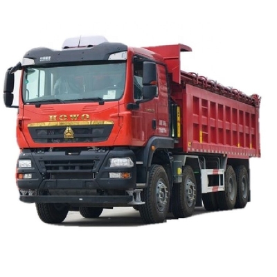 10단 전진 WEICHAI 엔진 HOWO TX 430 HP 8X4 6.8m Sal용 덤프 트럭