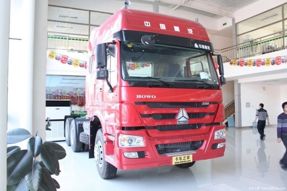 가열형 중량 트럭 HOWO 6X4 트랙션 트럭 헤드 336HP 웨이차이 WP12.430E201 엔진