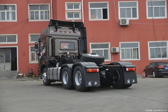550HP 엔진 사용 된 부티크 칭다오 Jiefang JH6 중량 트럭 용량 31-40 톤