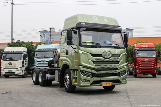 칭다오 Jiefang JH5 무거운 트럭 480 HP 6X4 LNG 트랙터 트럭 크루즈 컨트롤 ACC