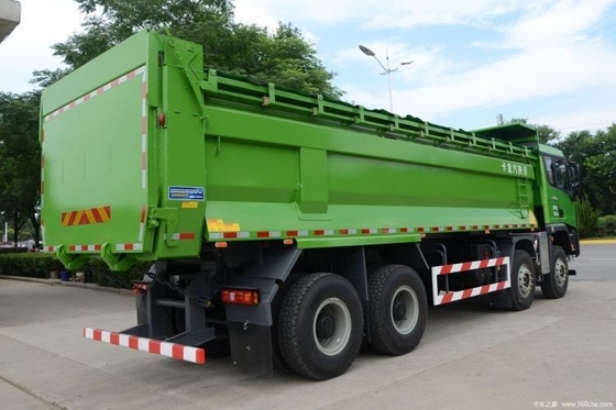 오른쪽 운전 타입 수동 변속기 핫 사용 된 샤크만 X3000 460 HP 8X4 덤프 트럭 8.8m