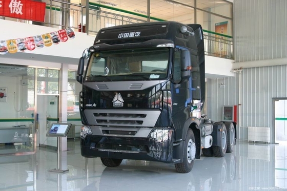 HOWO A7 시리즈 무거운 트럭 320HP 6X4 트랙터 트럭 자동 창