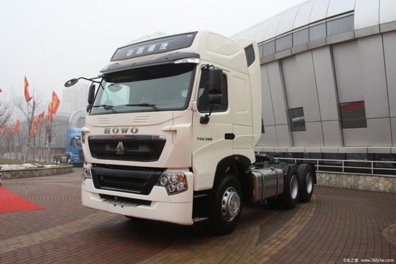 무거운 트럭 HOWO T6G 시리즈 380HP 6X4 트랙터 트럭 및 물류 운송
