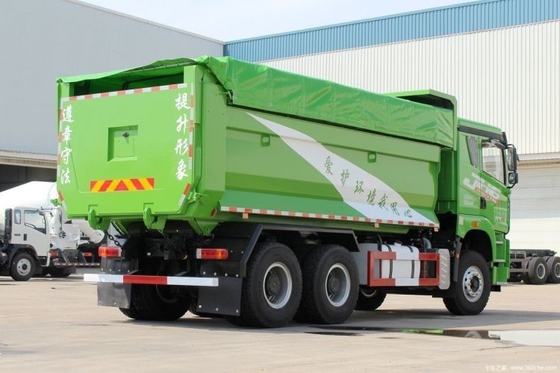 팅도 해방 JH6 375hp 6X4 5.6m 덤프 트럭 사용 중이지만 훌륭한 상태