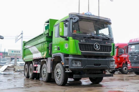 샤안시 자동차 중형 카드론 X5000 430hp 8X4 5.8m 오른쪽 스티어링을 가진 덤프 트럭