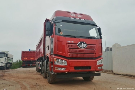 팔 Faw Jiefang J6P 460hp 8X4 8.2m 덤프 트럭 수동 변속기와 높은 토크