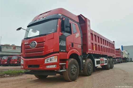 팔 Faw Jiefang J6P 460hp 8X4 8.2m 덤프 트럭 수동 변속기와 높은 토크