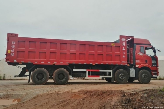 팔 Faw Jiefang J6P 460hp 8X4 8.2m 덤프 트럭 수동 변속기와 높은 토크