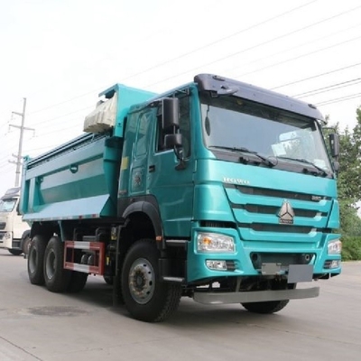 최고 속도 101KM 부티크 HOWO 무거운 트럭 380 HP 6X4 덤프 트럭 멀티미디어 시스템