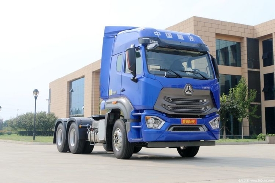 사용된 SINOTRUCK Haohan N6G 400HP 6X4 자동 에어컨을 가진 트랙터 트럭을 구입