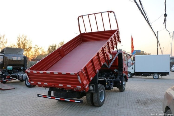 부티크 HOWO Humvee 129hp 4X2 100-200L 연료 탱크 용량을 가진 4.15m 덤프 트럭