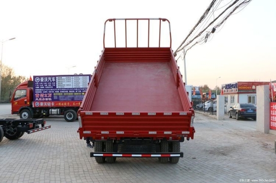 부티크 HOWO Humvee 129hp 4X2 100-200L 연료 탱크 용량을 가진 4.15m 덤프 트럭