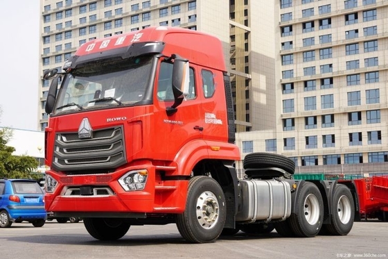 뜨거운 중고용 6X4 SINOTRUCK HOWo N7W 2 회전 변속기와 무거운 트럭 트랙터 헤드