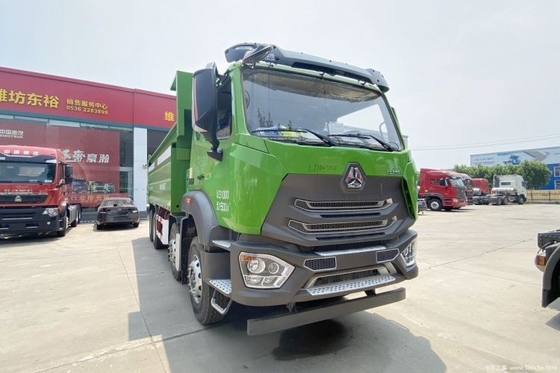 0km 국가 중량 트럭 하오한 N5G 340 HP 8X4 5.6m 전문용 덤프 트럭