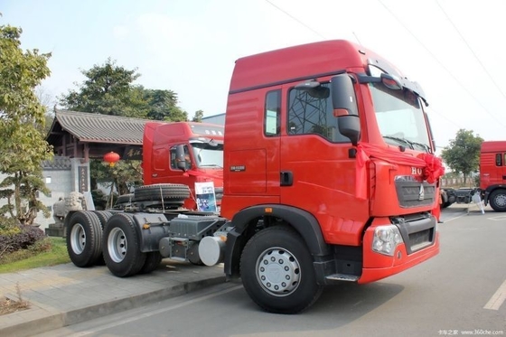 340마력 6X4 수동 변속기 국가 중량 트럭 HOWO T5G 트랙터 트럭