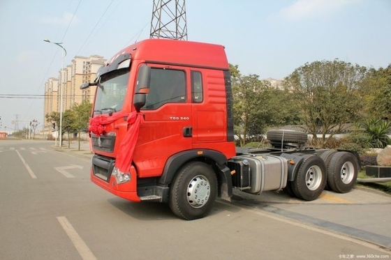 340마력 6X4 수동 변속기 국가 중량 트럭 HOWO T5G 트랙터 트럭