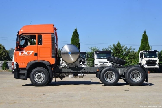 시노트럭 기어박스 시노트럭 HOWO TX7 480hp 6X4 LNG 트랙터 트럭 운송용