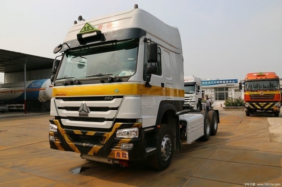 뜨거운 중고용 0 Km 국가 중량 트럭 HOWO 380 마력 6X4 CNG 트랙터 트럭
