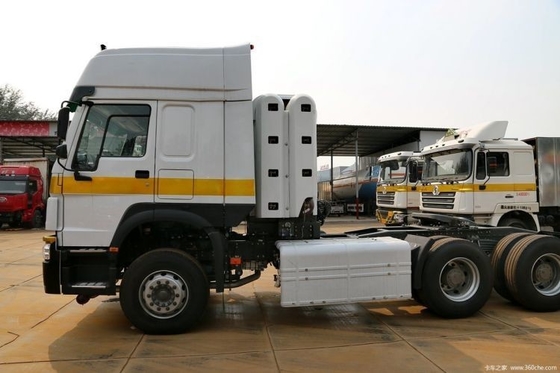 뜨거운 중고용 0 Km 국가 중량 트럭 HOWO 380 마력 6X4 CNG 트랙터 트럭
